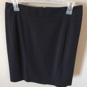 Ann Taylor Navy Blue Pencil Skirt